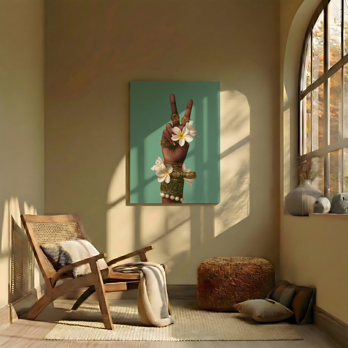 Canvas Wall Art | Frangipani Grace Collection