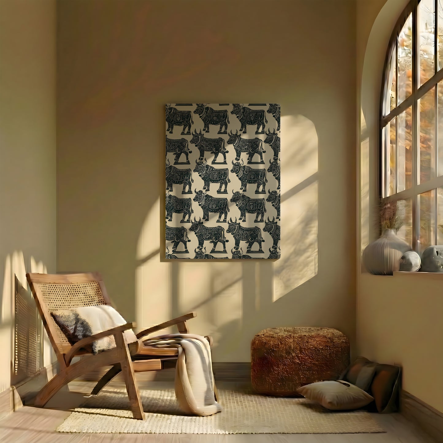 Canvas Wall Art | Cattle Print Collection