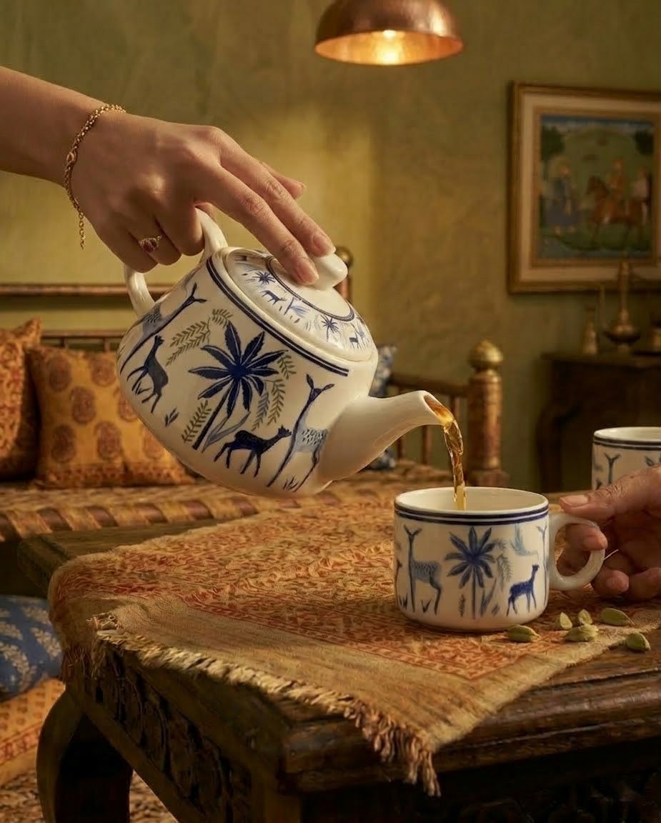 Drinkware Sets | The Vanya Stag Tea Set