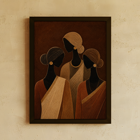 Stree Grace wall art from Purnam, angled view