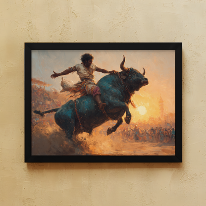 Jallikattu Wall Art