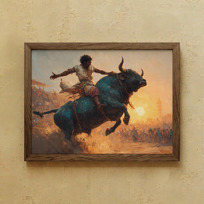 Jallikattu Wall Art