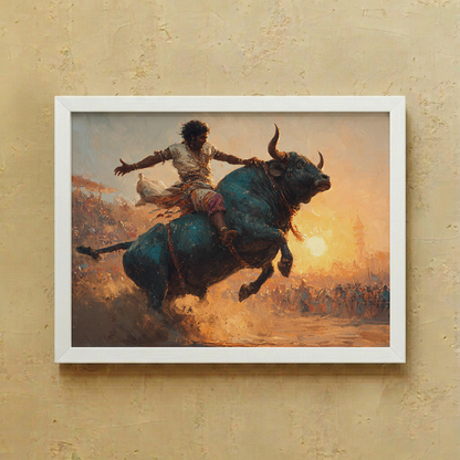 Jallikattu Wall Art
