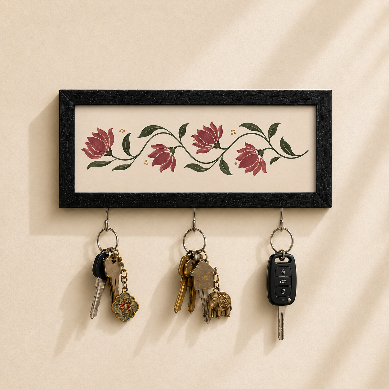 Lotus Motif Key Holder