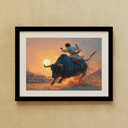 Jallikattu Wall Art