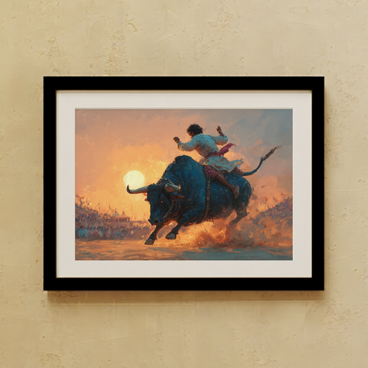 Jallikattu Wall Art