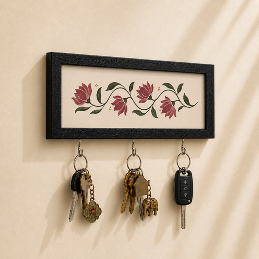 Lotus Motif Key Holder