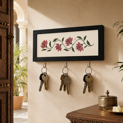 Lotus Motif Key Holder