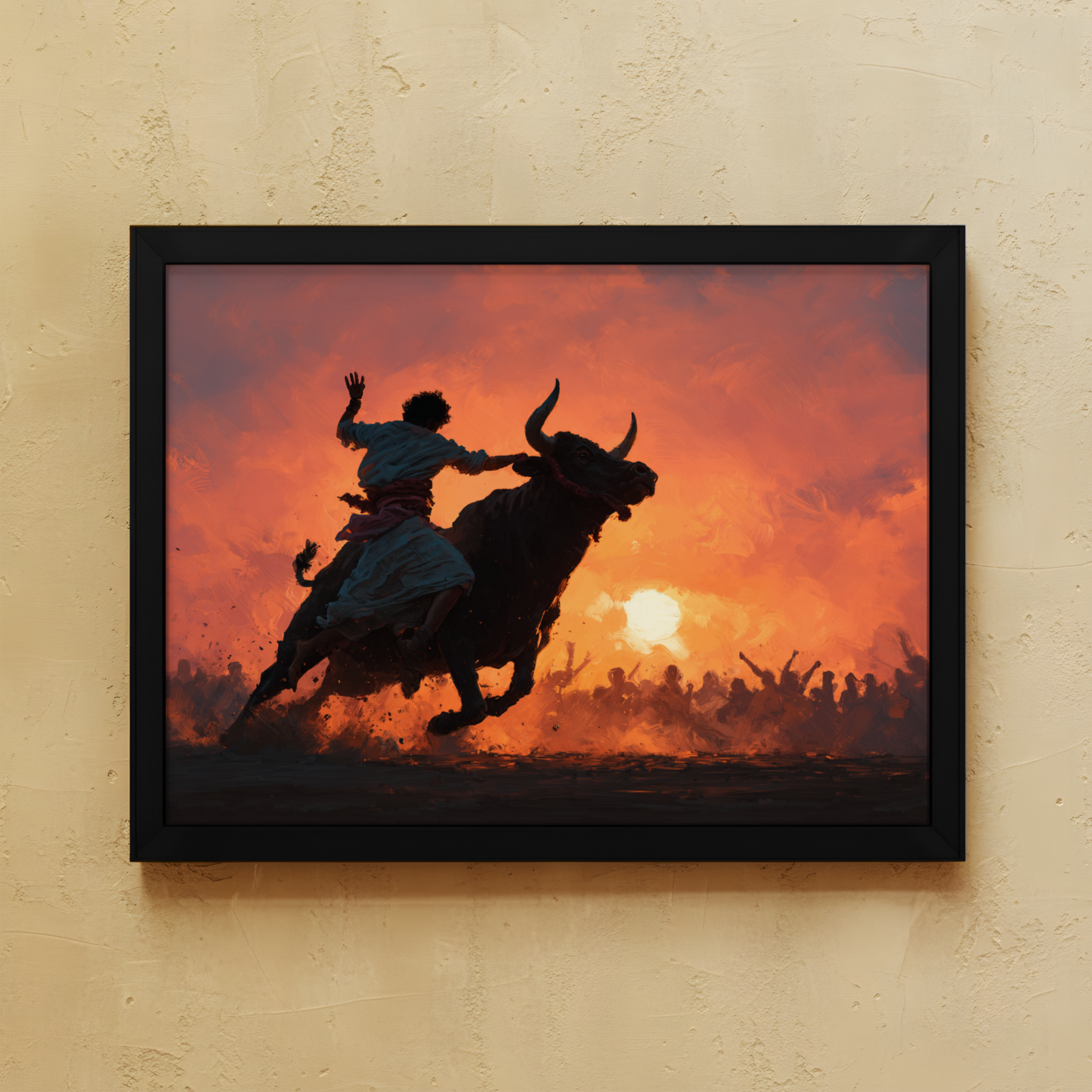 Jallikattu Wall Art