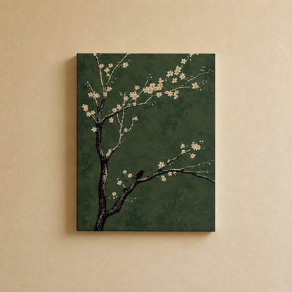 Midnight Blossom Wall Art | Gallery Wall Set of 3