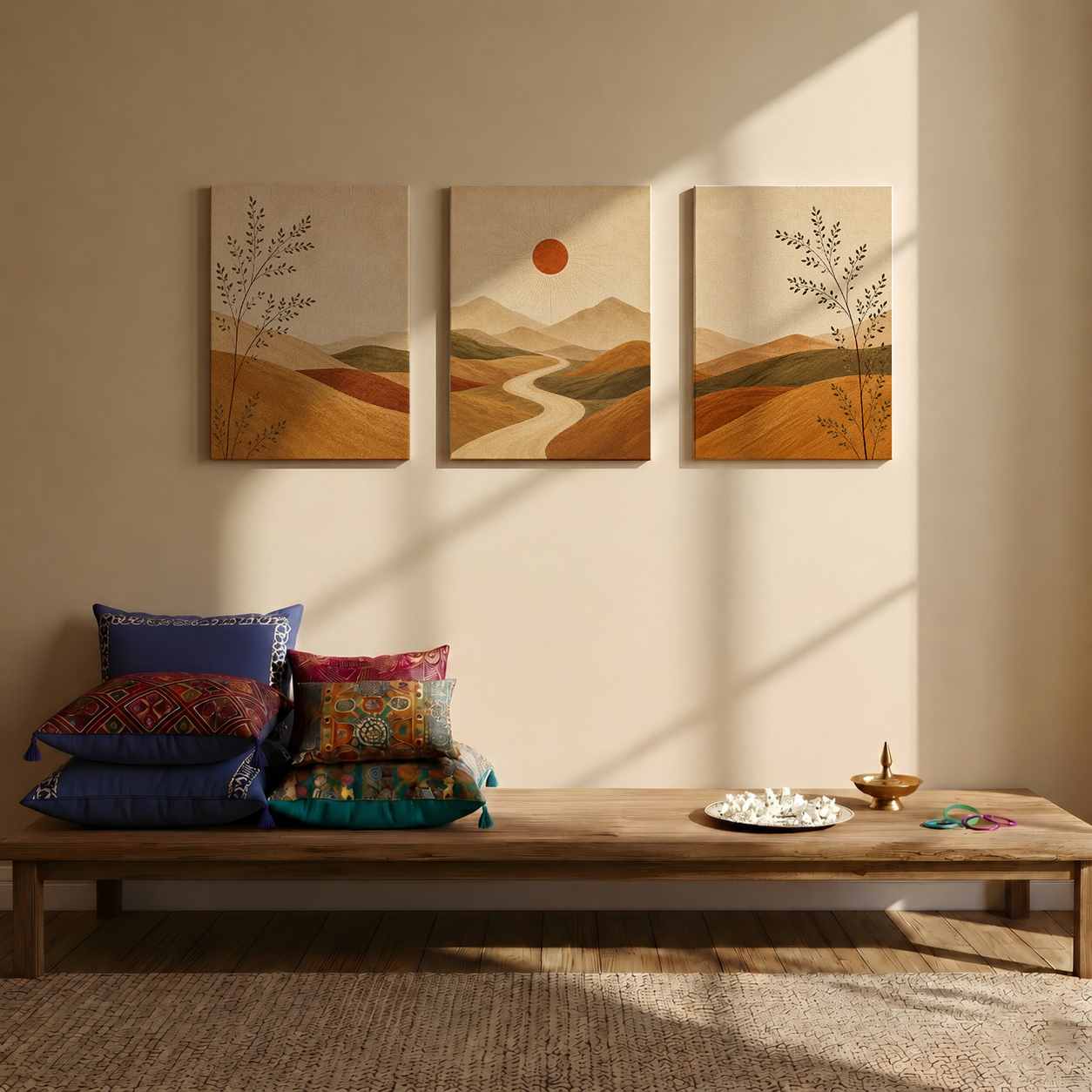 Dessert Dune Wall Art | Gallery Wall Set of 3