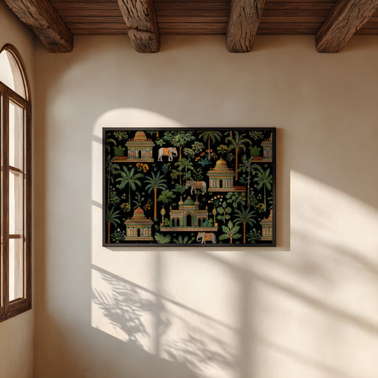 Framed Wall Art | Palace Pattern Collection