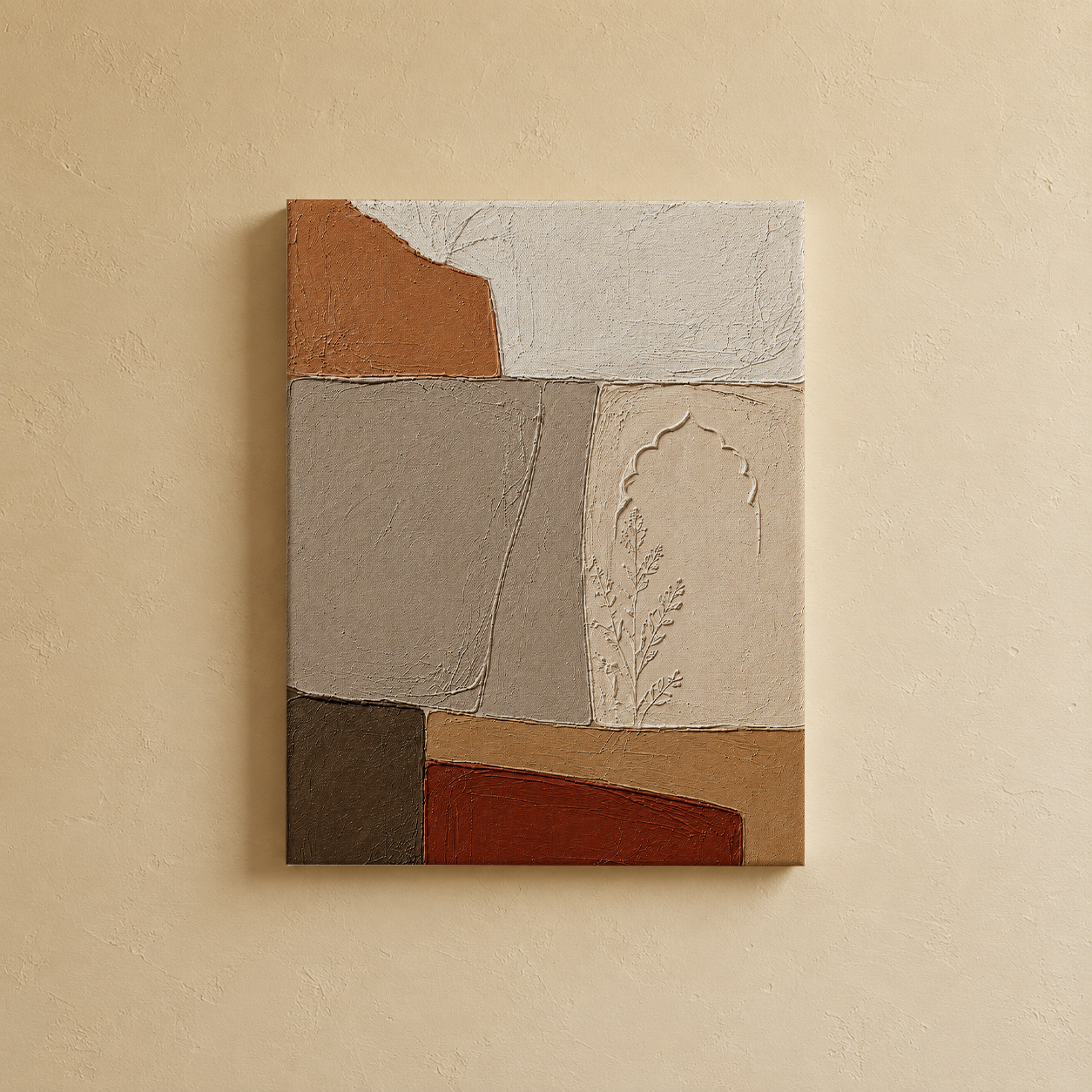 Terracotta Blocks Wall Art | Gallery Wall Set of 3