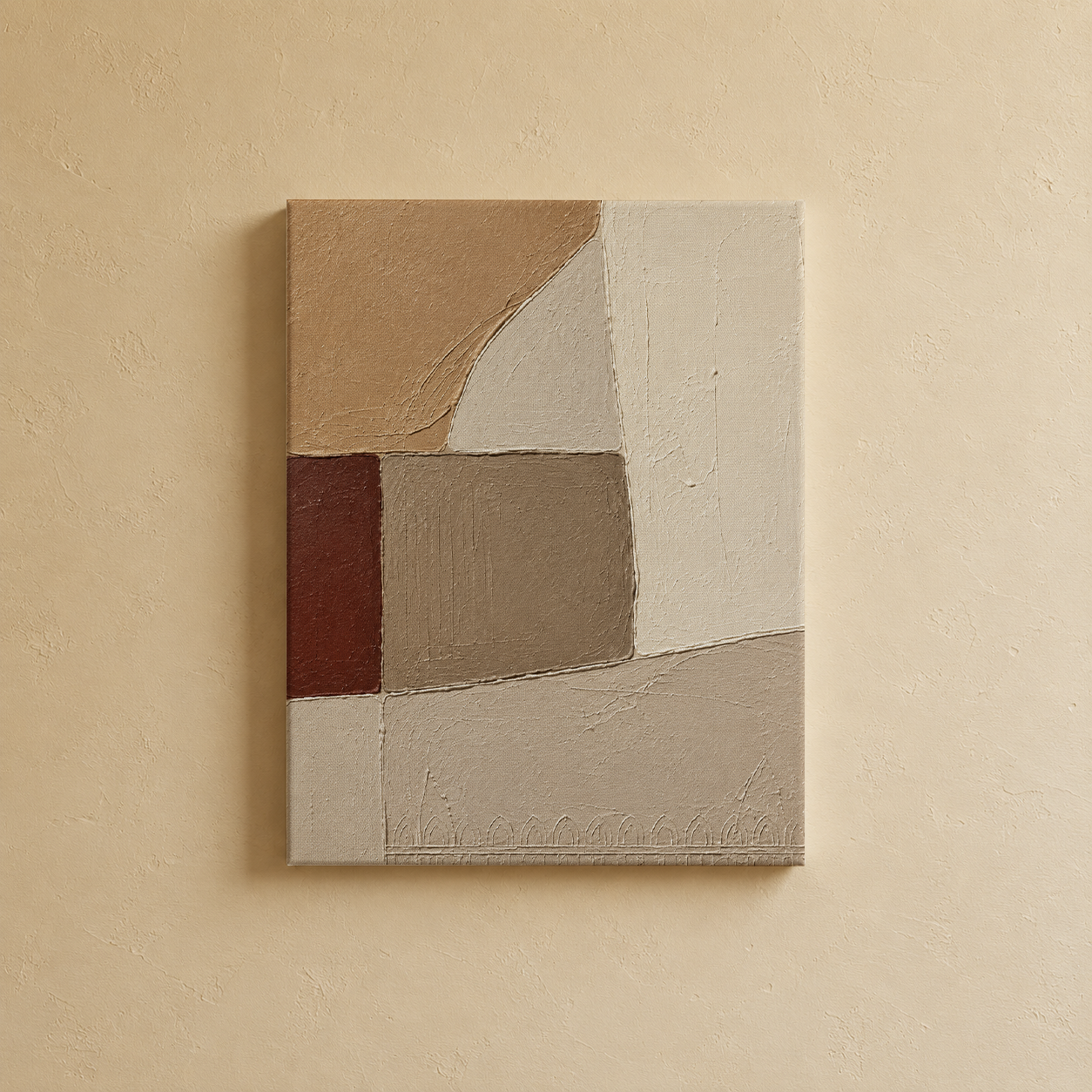 Terracotta Blocks Wall Art | Gallery Wall Set of 3
