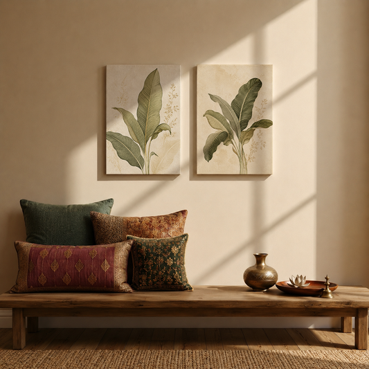Wild Banana Wall Art | Gallery Wall Set of 2