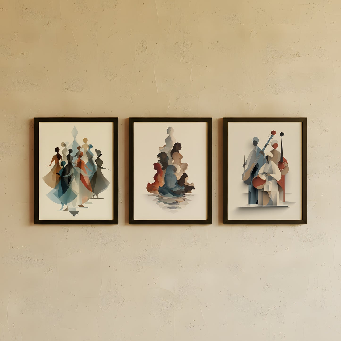 Framed Wall Art | Set of 3 | The Flow State Collection