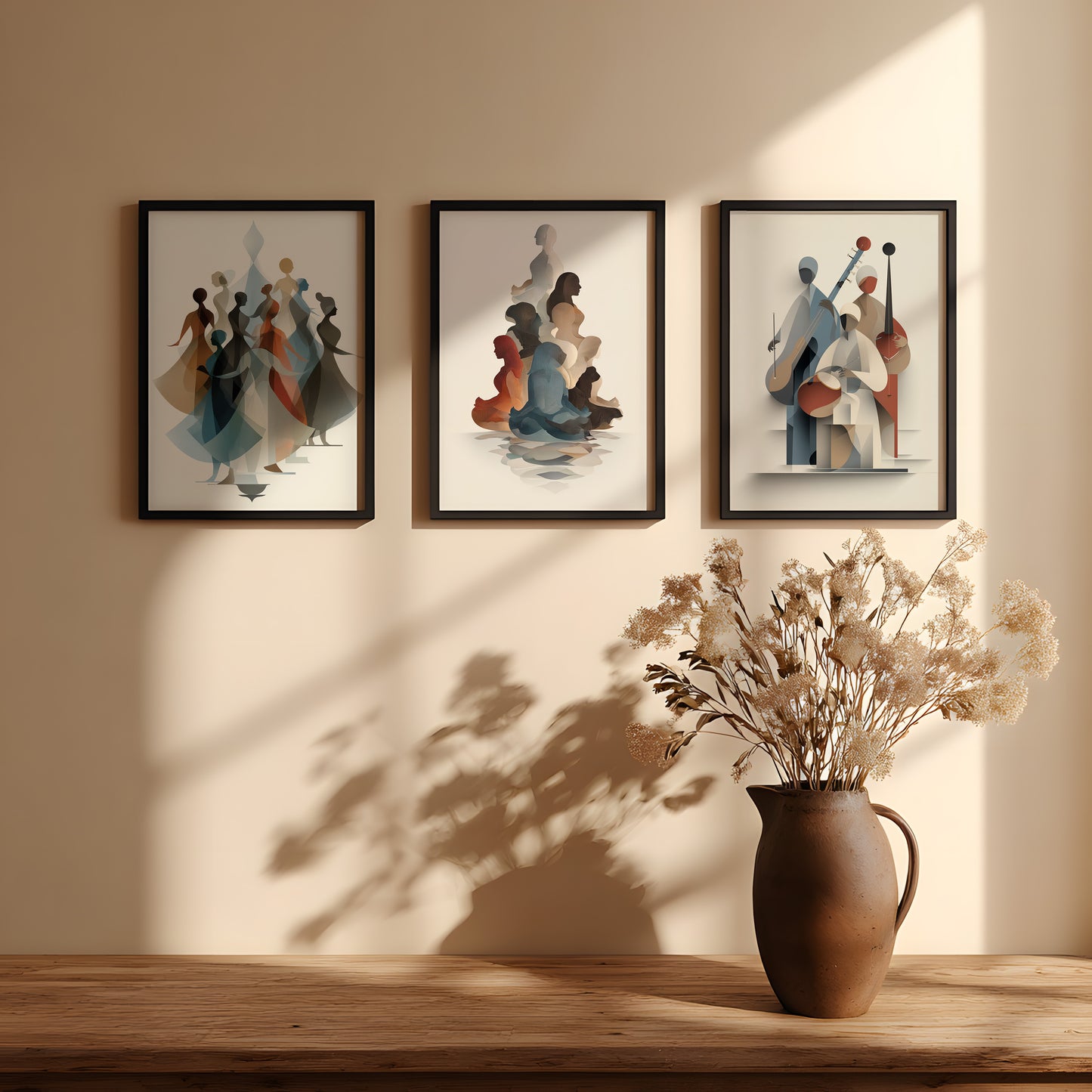 Framed Wall Art | Set of 3 | The Flow State Collection