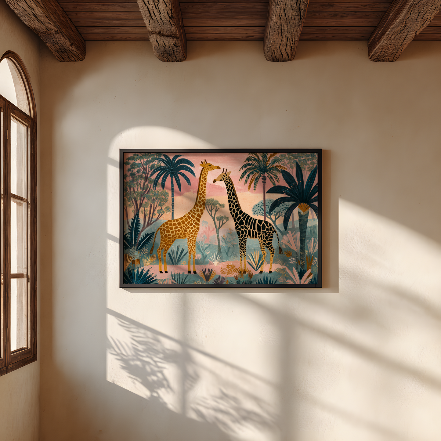 Pink Safari Wall Art