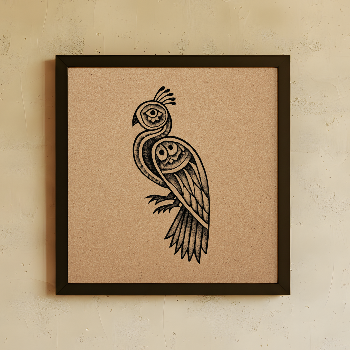 Etched Fauna Wall Art