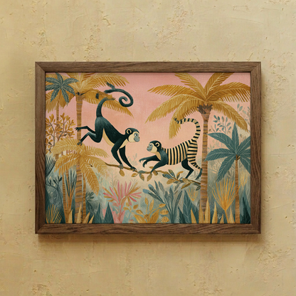 Pink Safari Wall Art