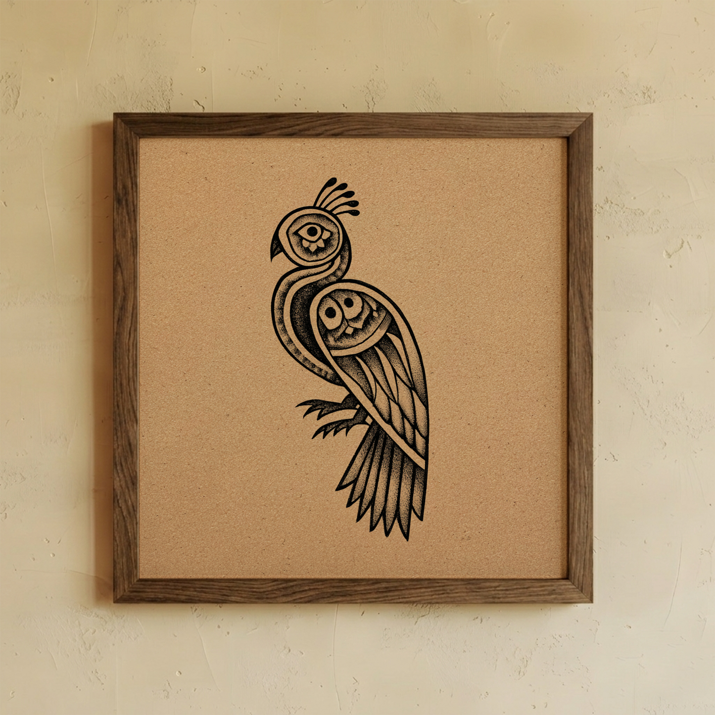 Etched Fauna Wall Art