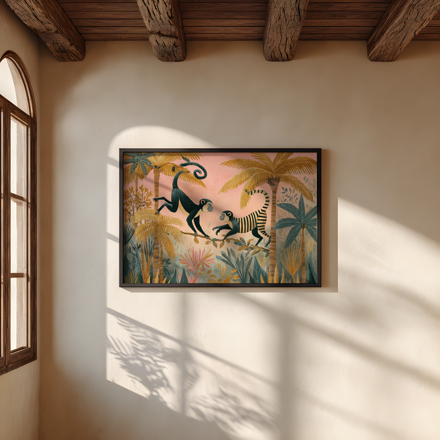 Pink Safari Wall Art