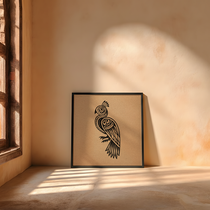 Etched Fauna Wall Art
