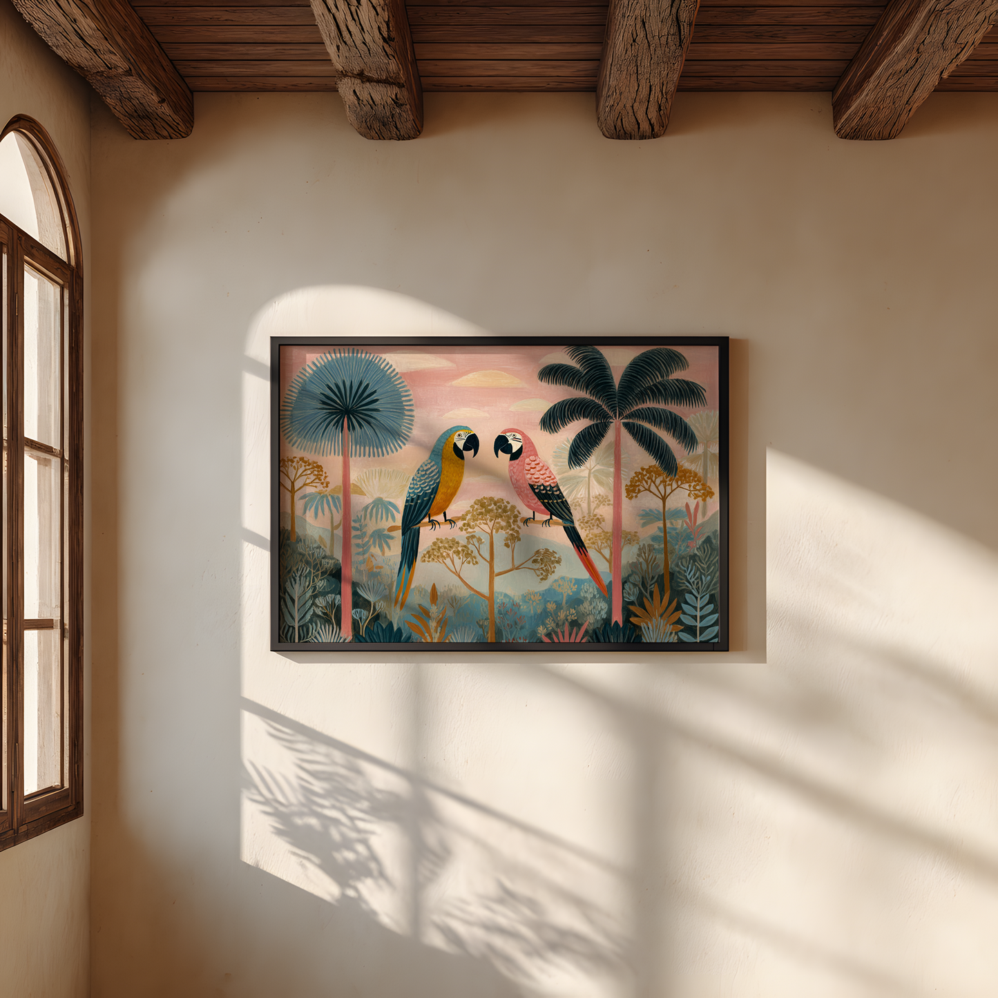 Pink Safari Wall Art
