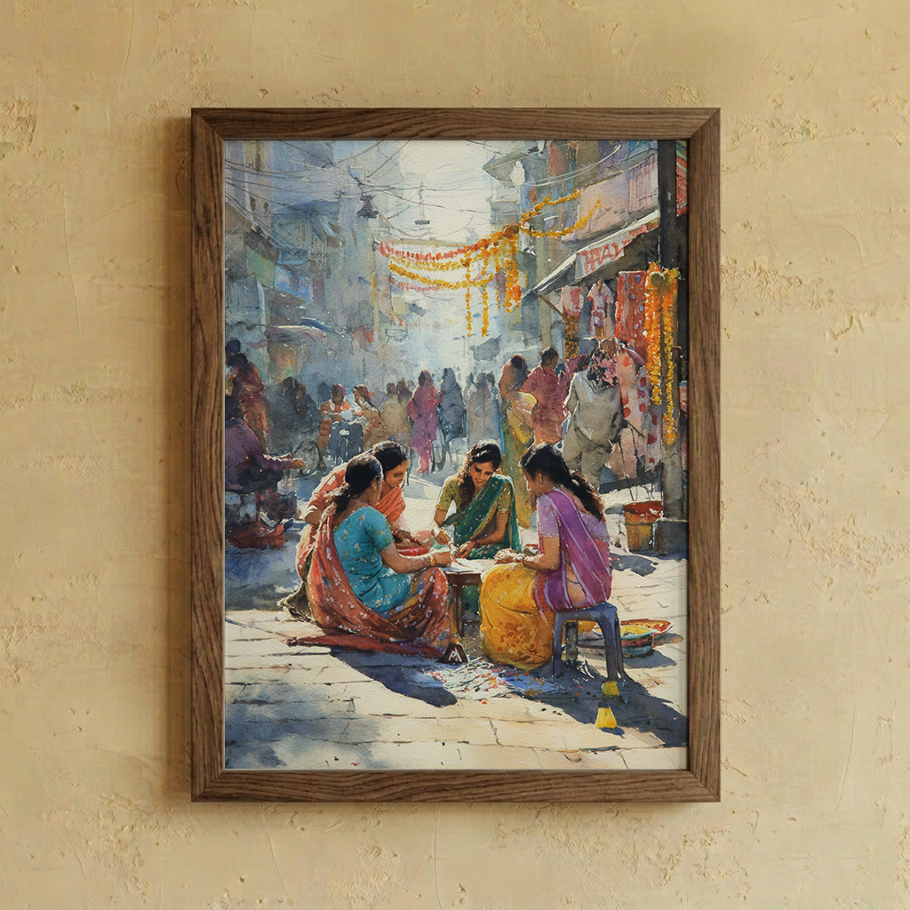 Indian Streets Wall Art