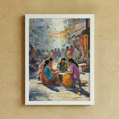 Indian Streets Wall Art
