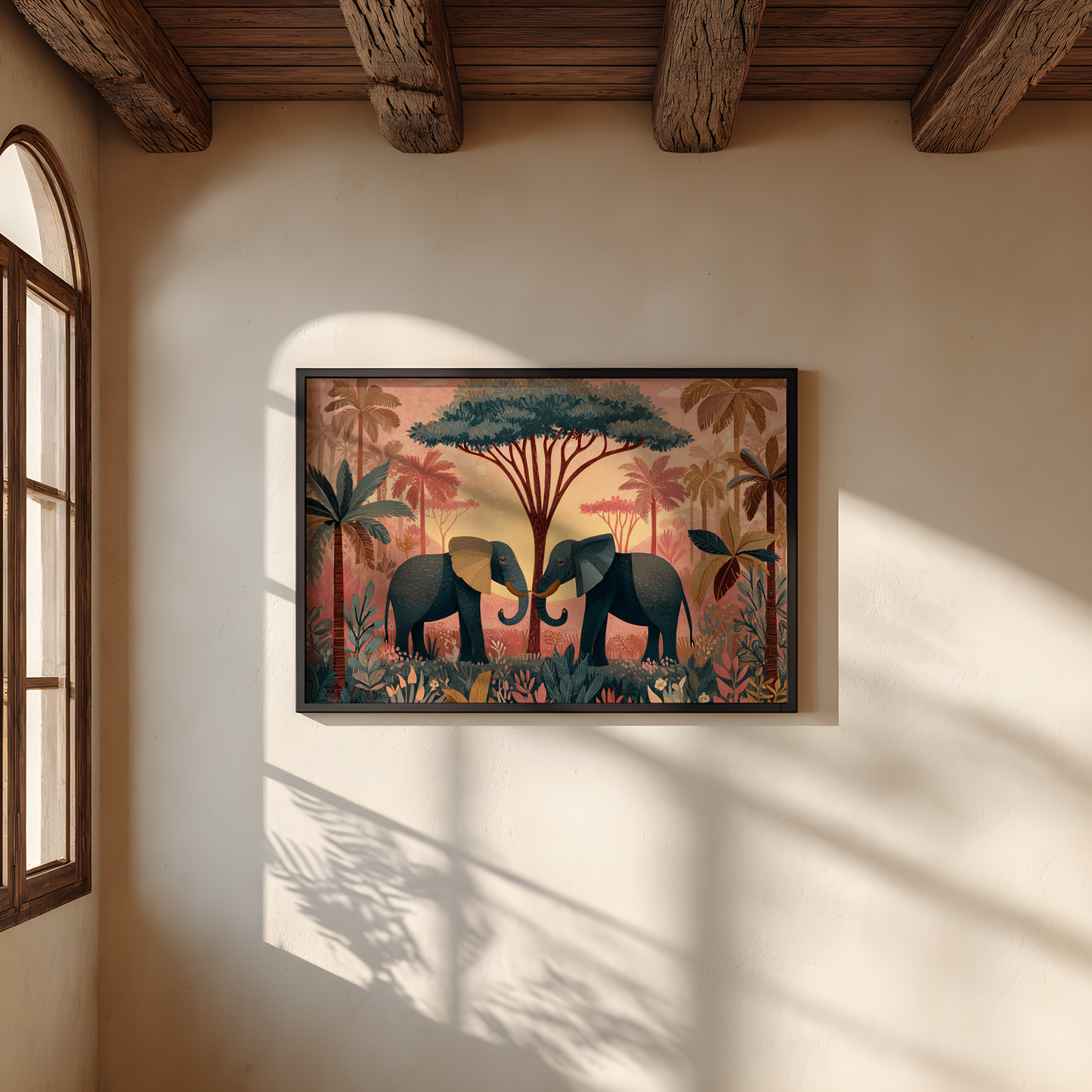 Pink Safari Wall Art