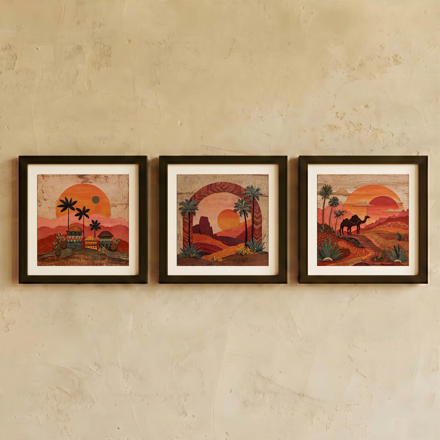 Sands of Time Wall Art | Gallery Wall Set of 3