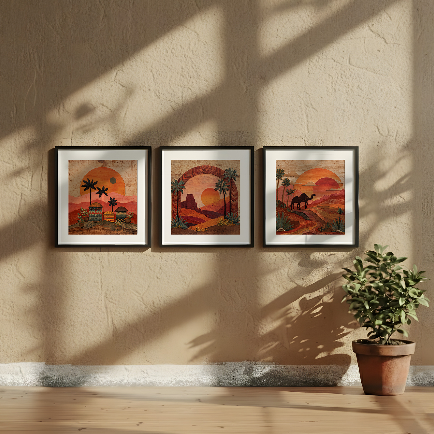 Sands of Time Wall Art | Gallery Wall Set of 3