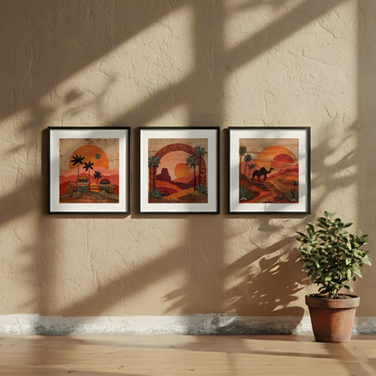 Sands of Time Wall Art | Gallery Wall Set of 3