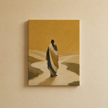 Tibetan Monk Wall Art | Gallery Wall Set of 2