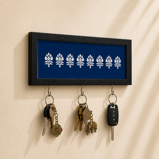 Navy Motif Key Holder