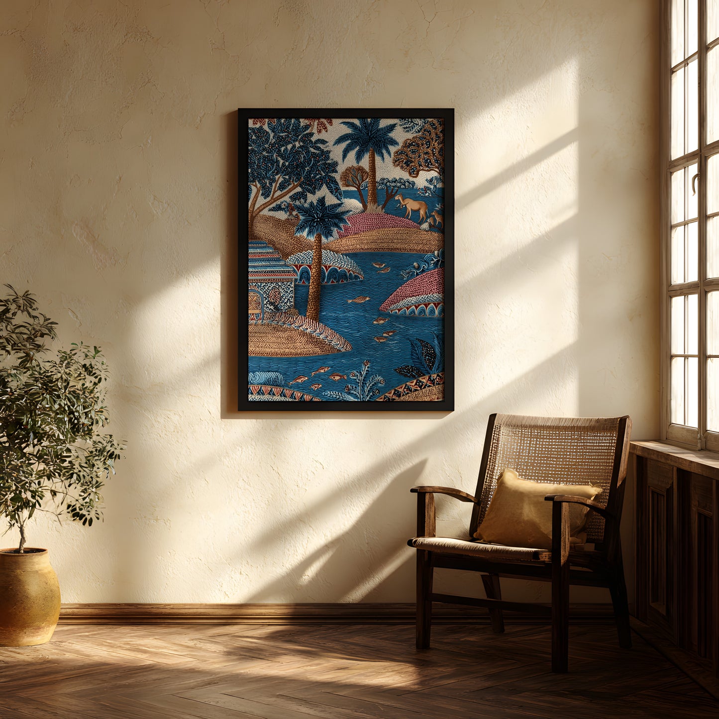 Framed Wall Art | Folk Madhubani Art IV