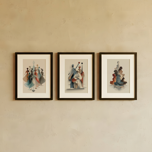 Flow State Wall Art | Gallery Wall Set of 3