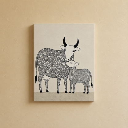 Gau-Rasa Wall Art | Gallery Wall Set of 2