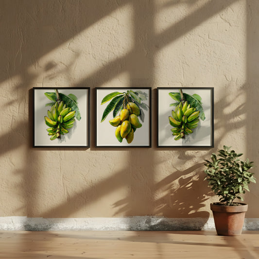 Framed Wall Art | Set of 3 | Orchard Vignettes Collection