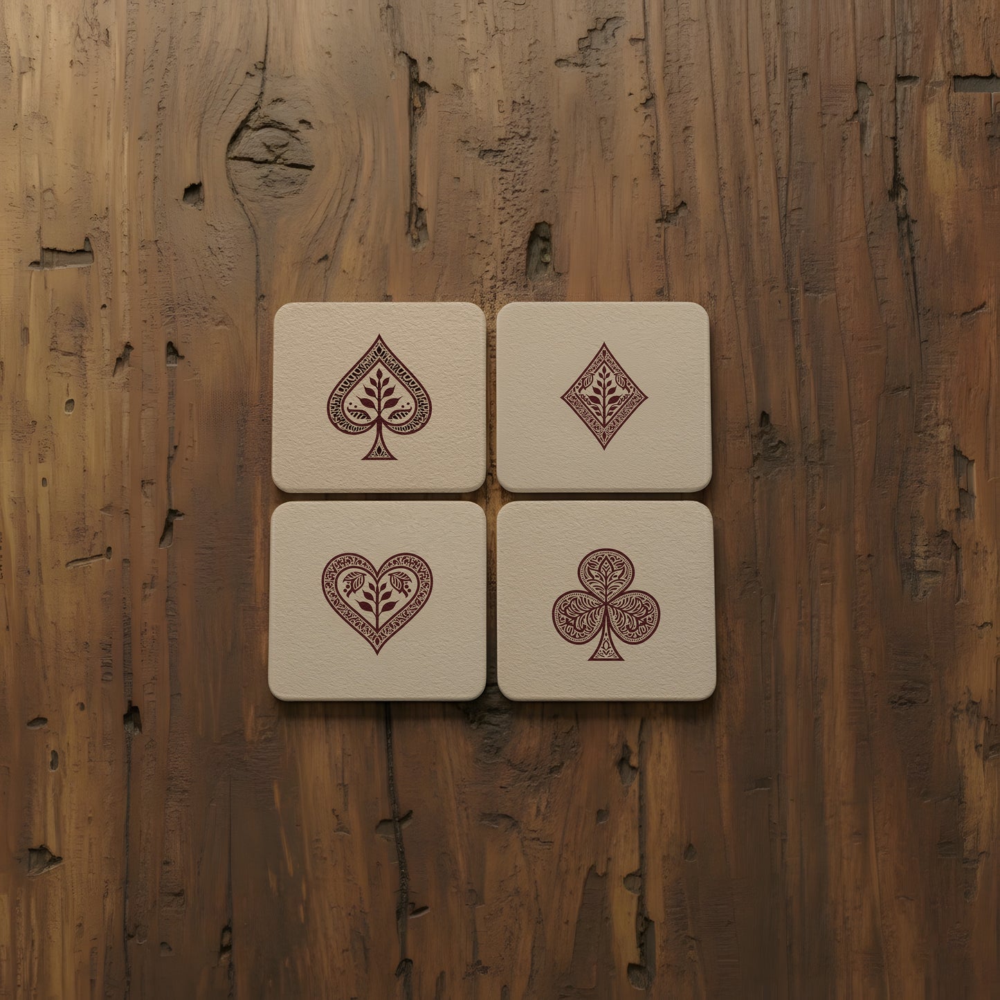 Coasters | Set of 4 | The Royal Deck Collection