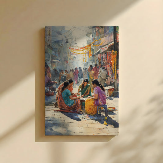 Canvas Wall Art | Indian Streets Collection