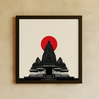 Temple Sun Wall Art