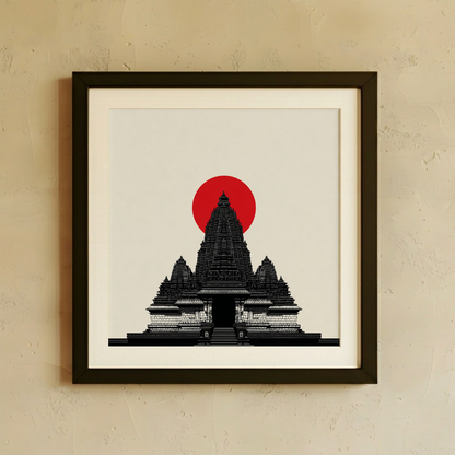 Temple Sun Wall Art