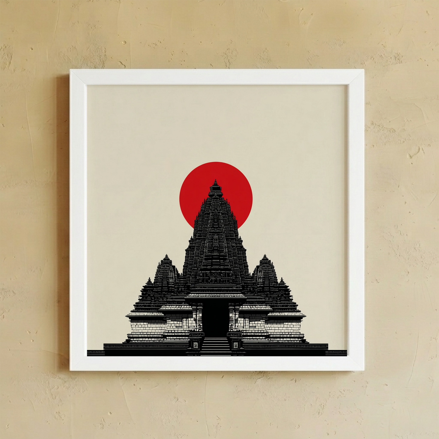 Temple Sun Wall Art