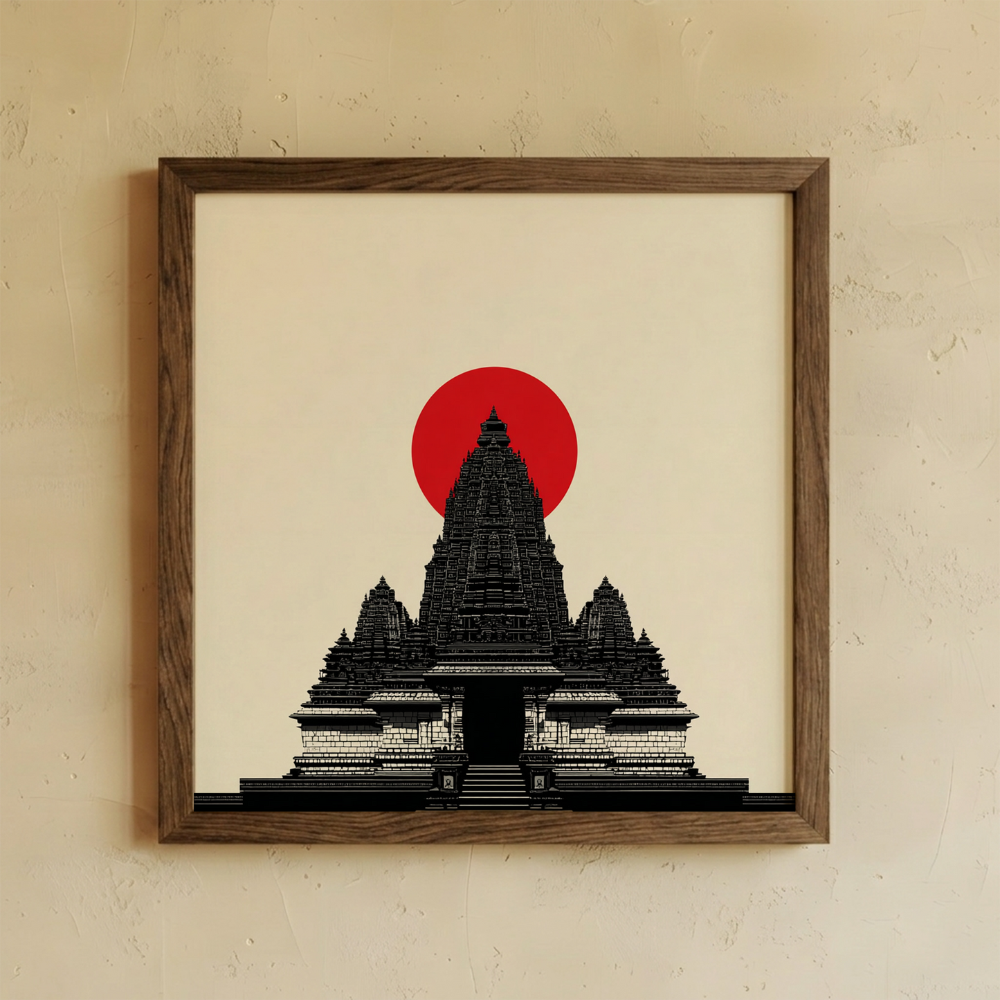 Temple Sun Wall Art