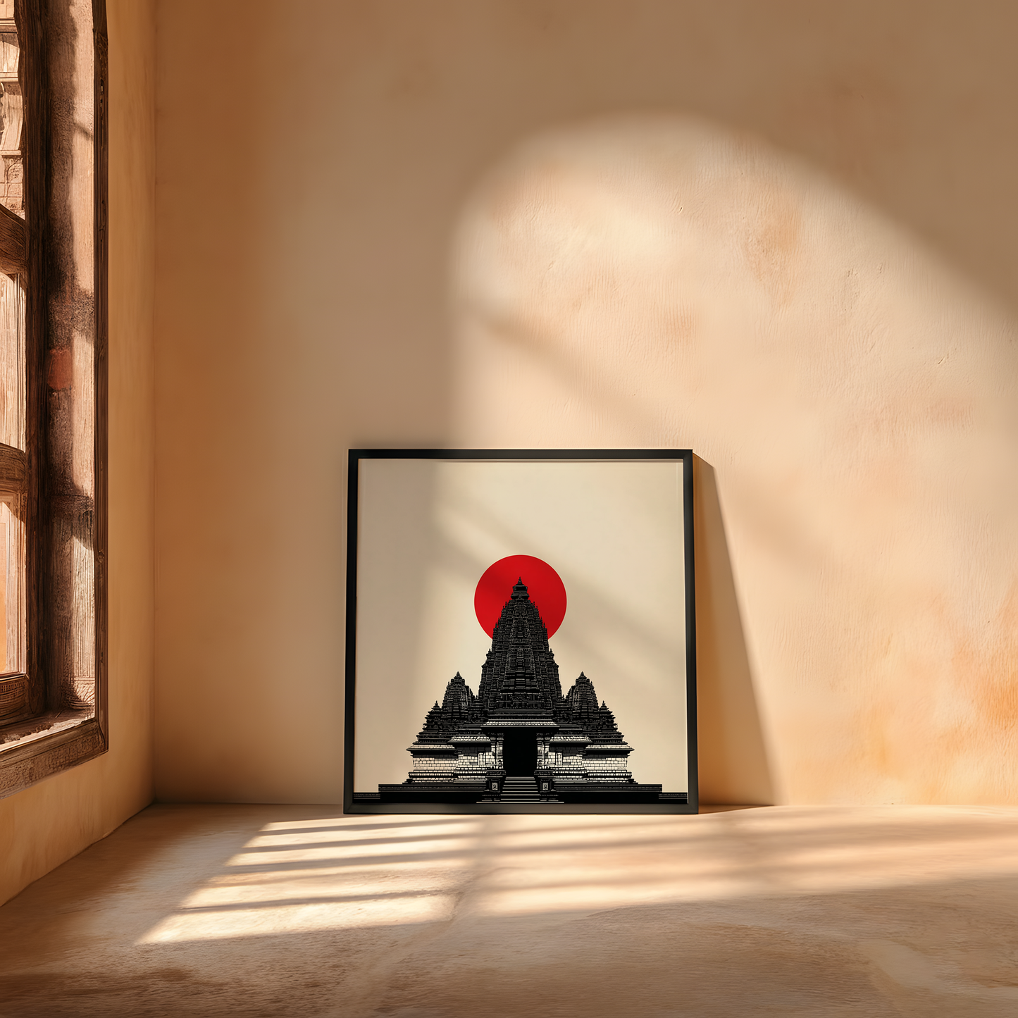 Temple Sun Wall Art