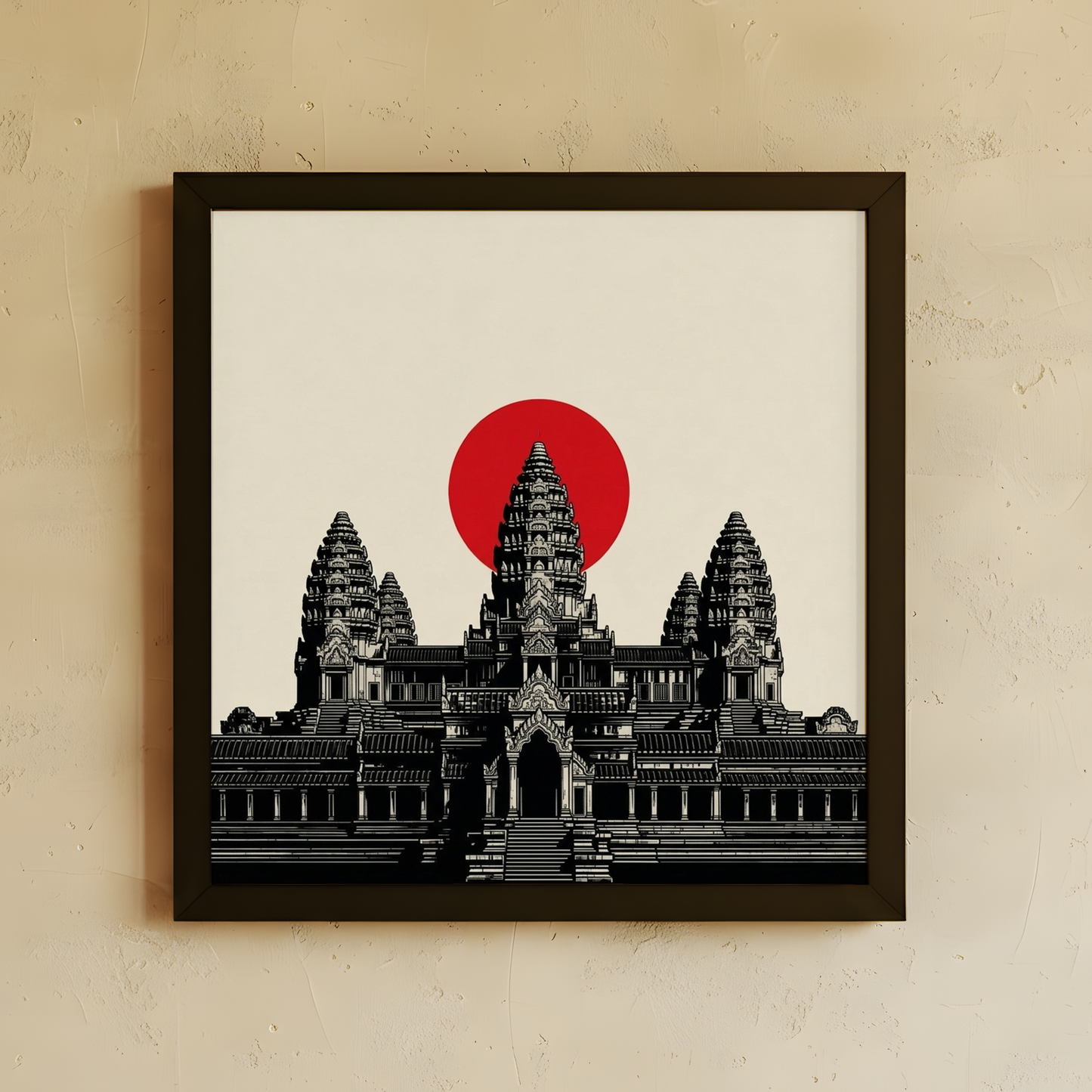 Temple Sun Wall Art