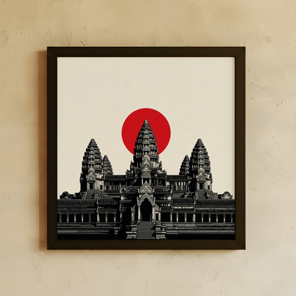 Temple Sun Wall Art