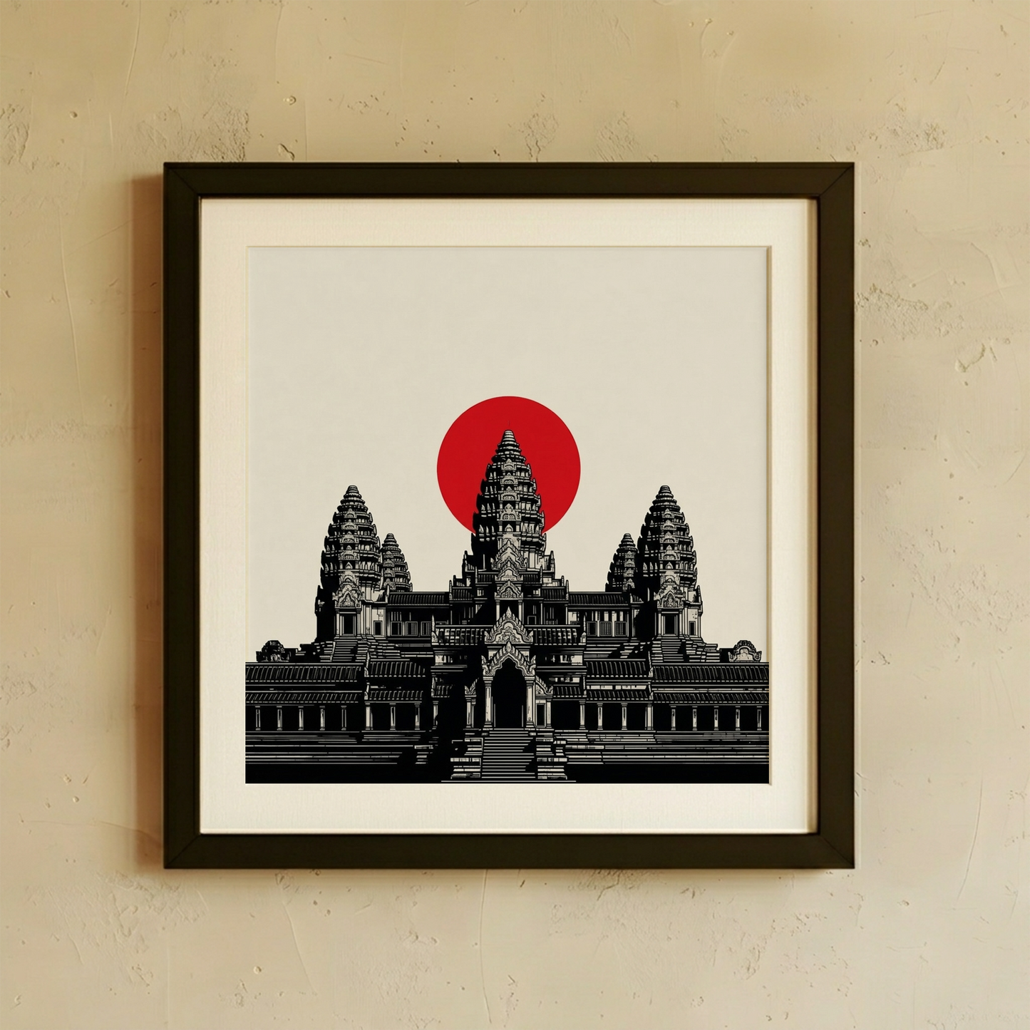 Temple Sun Wall Art
